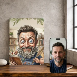 Karykatura Mężczyzny