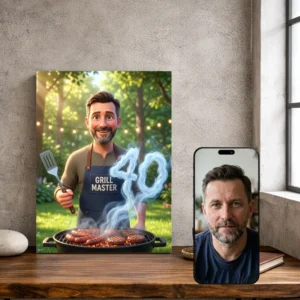 Bajkowy Portret na Urodziny (Styl 3D / Indywidualny)
